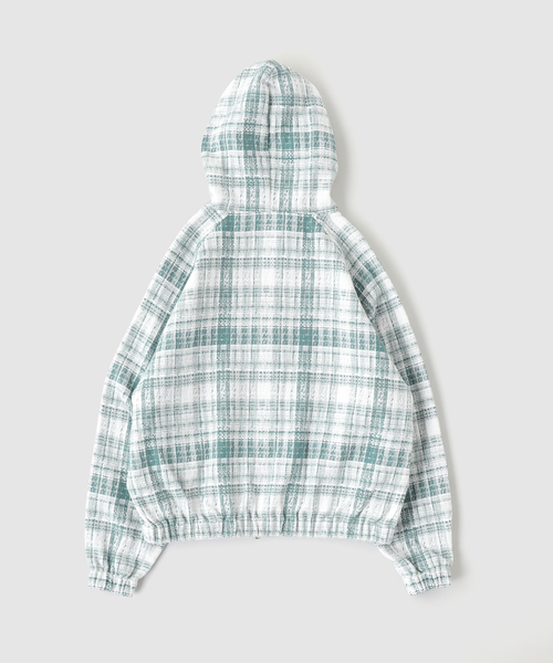BOTT(ボット)の「BoTT / ボット HEAVY CHECK ZIP HOODIE(その他アウター・メンズ・グリーン・MEDIUM/SMALL)」の2枚目の写真