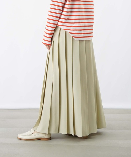 LUCA/LADY LUCK LUCA(ルカ/レディラックルカ)の「LC/LLL プリーツスカート/プリーツロングスカート(スカート・レディース・チャコールグレー/ベージュ/グレイッシュベージュ・FREE)」の12枚目の写真