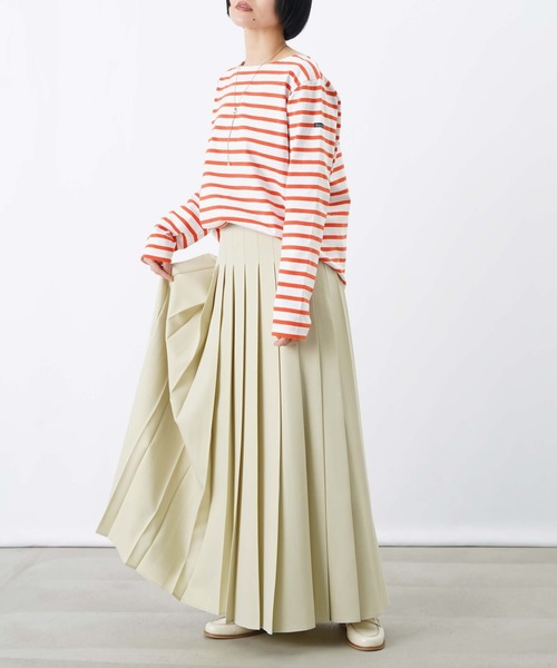 LUCA/LADY LUCK LUCA(ルカ/レディラックルカ)の「LC/LLL プリーツスカート/プリーツロングスカート(スカート・レディース・チャコールグレー/ベージュ/グレイッシュベージュ・FREE)」の14枚目の写真