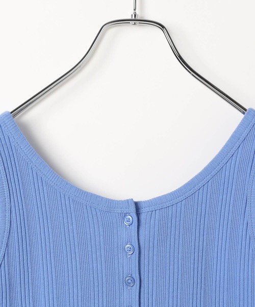 LEPSIM（レプシィム）の「機能2WAYヘンリータンク　647614（タンクトップ・レディース・ブラック/オフホワイト/ブラウン・FREE）」の14枚目の写真