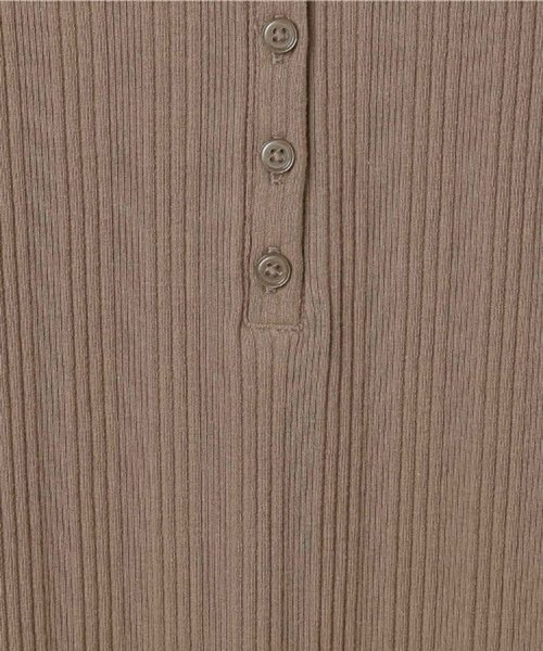 LEPSIM（レプシィム）の「機能2WAYヘンリータンク　647614（タンクトップ・レディース・ブラック/オフホワイト/ブラウン・FREE）」の20枚目の写真