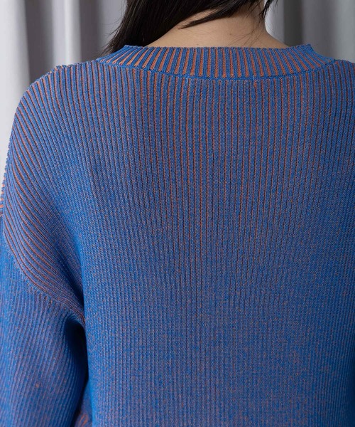 MARECHAL TERRE（マルシャルテル）の「コンビネーションジップカーディガン（カーディガン/ボレロ・レディース・ネイビー/グレー/ブラック・MEDIUM）」の18枚目の写真