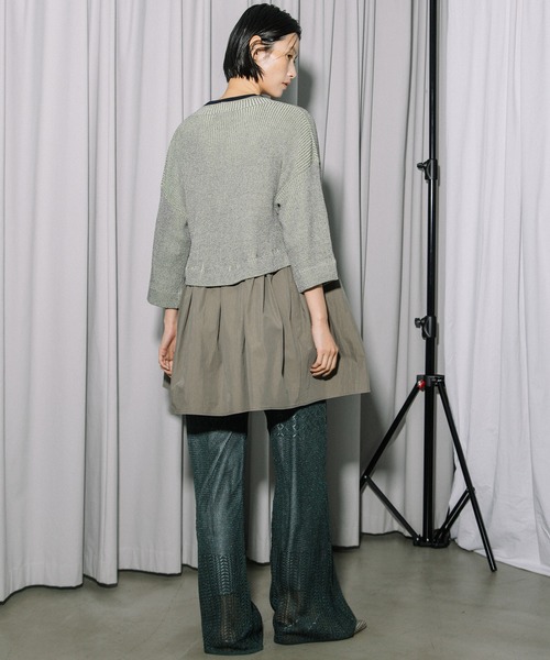 MARECHAL TERRE（マルシャルテル）の「コンビネーションジップカーディガン（カーディガン/ボレロ・レディース・ネイビー/グレー/ブラック・MEDIUM）」の22枚目の写真