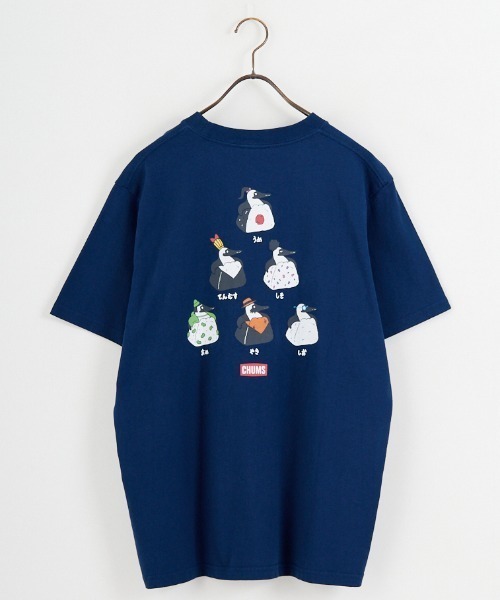 CHUMS（チャムス）の「【WEB限定】[CHUMS/チャムス] BOOBY ONIGIRI FRIENDS バックプリントTシャツ（Tシャツ/カットソー・レディース・ブラック/グレイッシュベージュ/ネイビー/ホワイト・M/L/XL）」の7枚目の写真