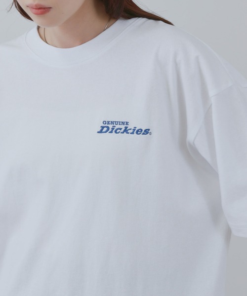 Dickies(ディッキーズ)の「【GENUINE Dickies/ ジェニュインデッキーズ】デニムアップリケTシャツ(Tシャツ/カットソー・メンズ・ブラック/ホワイト・M/L/XL)」の5枚目の写真