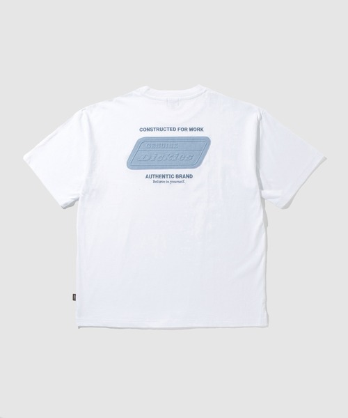 Dickies(ディッキーズ)の「【GENUINE Dickies/ ジェニュインデッキーズ】デニムアップリケTシャツ(Tシャツ/カットソー・メンズ・ブラック/ホワイト・M/L/XL)」の12枚目の写真