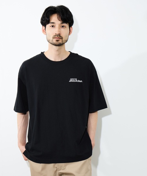 Dickies(ディッキーズ)の「【GENUINE Dickies/ ジェニュインデッキーズ】デニムアップリケTシャツ(Tシャツ/カットソー・メンズ・ブラック/ホワイト・M/L/XL)」の20枚目の写真
