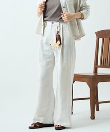 BEARDSLEY | リネン混デニムパンツ(その他パンツ)
