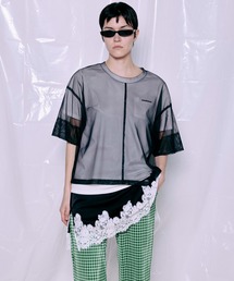 Sheer Layered T-Shirt/シアーレイヤードTシャツ