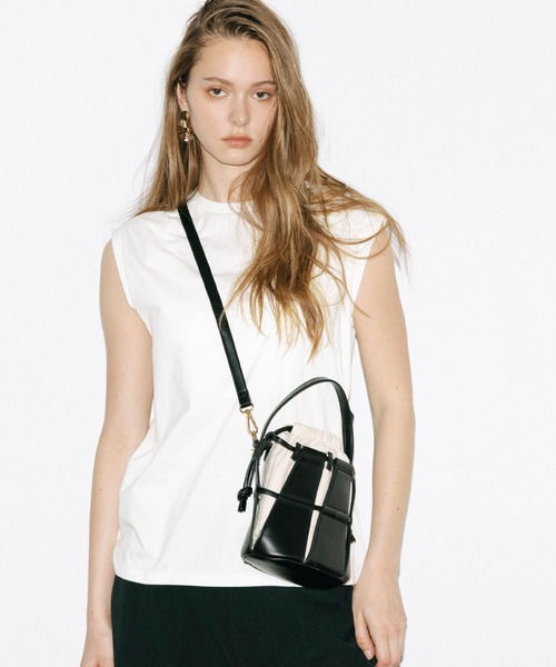 coca(coca)(コカ)の「COTTON from the U.S.ノースリーブシャツ(Tシャツ/カットソー・レディース・グレー/ブラック/ホワイト・XL/S/M/L)」の7枚目の写真