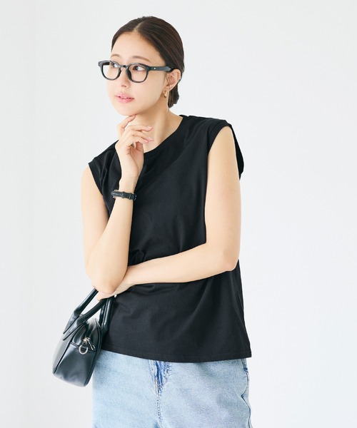 coca(coca)(コカ)の「COTTON from the U.S.ノースリーブシャツ(Tシャツ/カットソー・レディース・グレー/ブラック/ホワイト・XL/S/M/L)」の13枚目の写真