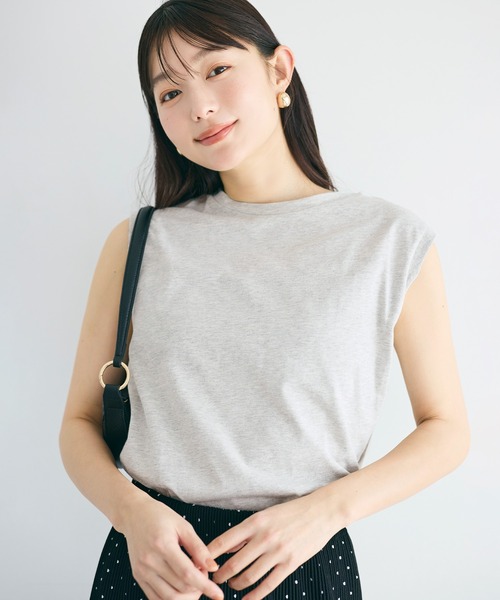 coca(coca)(コカ)の「COTTON from the U.S.ノースリーブシャツ(Tシャツ/カットソー・レディース・グレー/ブラック/ホワイト・XL/S/M/L)」の18枚目の写真