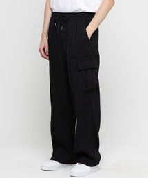 CHAMBROS（チャンブロス）の「カーゴポケットワイドツーピンタックスウェットパンツ[ブラック]（スラックス）」