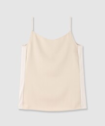 ベア天サテンコンビキャミソール