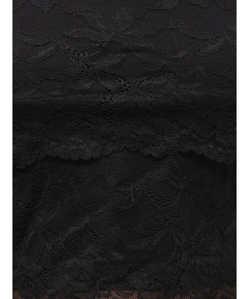 MERCURYDUO(マーキュリーデュオ)の「【MERCURYDUO×AMPHI】カップ付きレースベアトップ(Tシャツ/カットソー・レディース・オフホワイト/ミント/ブラック・FREE)」の5枚目の写真