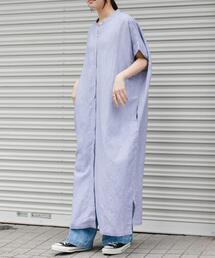 URBAN RESEARCH DOORS（アーバンリサーチドアーズ）の「FORK&SPOON　リネンレーヨンシャツワンピース（ワンピース）」