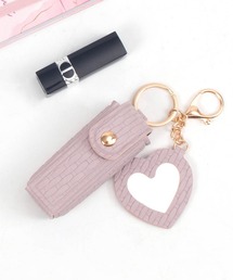 Mignonjour（ミニョンジュール）の「FReePLACe/ハートミラー リップケース X12794（その他ビューティーグッズ）」
