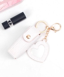Mignonjour（ミニョンジュール）の「FReePLACe/ハートミラー リップケース X12794（その他ビューティーグッズ）」