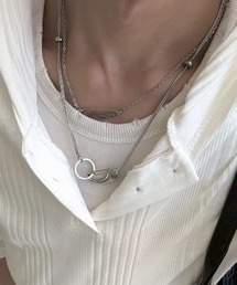 【nmtc+】snake code necklace / 【エヌエムティーシープラス】スネークコードネックレス
