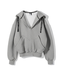 MILK ASH AND DOLLS（ミルク アッシュ アンド ドールズ）の「Vシェイプドポケットフードパーカー - メランジ（パーカー）」