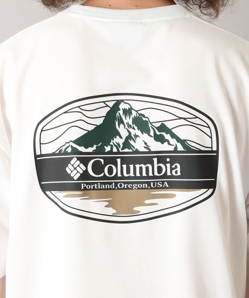 Columbia（コロンビア）の「UVカット Columbia/ サンライズストレイト オムニフリーズゼロ グラフィック ショートスリーブTシャツ /コロンビア（Tシャツ/カットソー・メンズ・ブラック/ホワイト/オレンジ/グリーン・S/M/L/XL）」の15枚目の写真