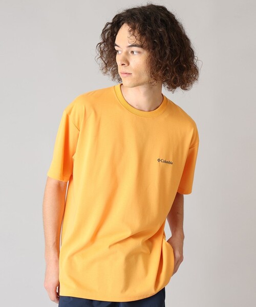 Columbia（コロンビア）の「UVカット Columbia/ サンライズストレイト オムニフリーズゼロ グラフィック ショートスリーブTシャツ /コロンビア（Tシャツ/カットソー・メンズ・ブラック/ホワイト/オレンジ/グリーン・S/M/L/XL）」の14枚目の写真