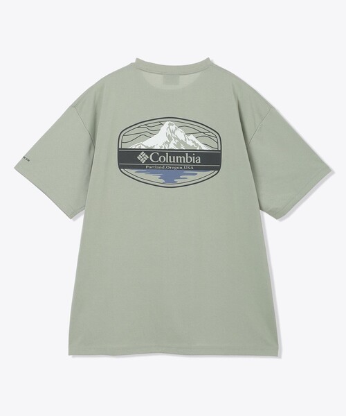 Columbia（コロンビア）の「UVカット Columbia/ サンライズストレイト オムニフリーズゼロ グラフィック ショートスリーブTシャツ /コロンビア（Tシャツ/カットソー・メンズ・ブラック/ホワイト/オレンジ/グリーン・S/M/L/XL）」の22枚目の写真