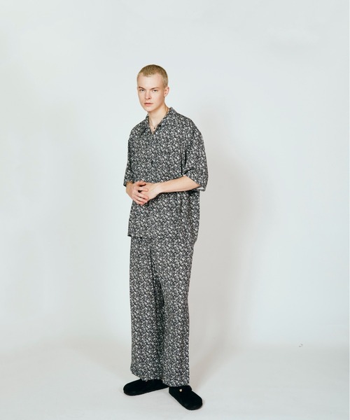 TOWNCRAFT（タウンクラフト）の「TOWNCRAFT タウンクラフト / printed loop collar shirt（シャツ/ブラウス・メンズ・その他2/その他1/ブラック/その他3・SMALL/LARGE/MEDIUM）」の3枚目の写真