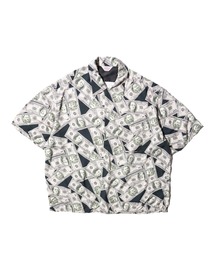 TOWNCRAFT タウンクラフト / printed loop collar shirt