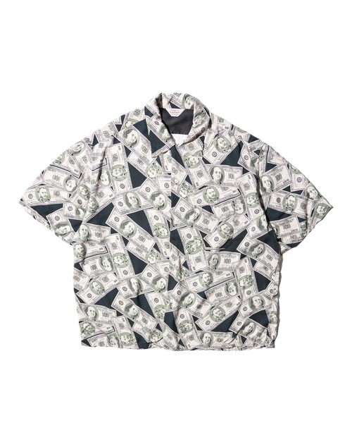 セール】TOWNCRAFT タウンクラフト / printed loop collar shirt