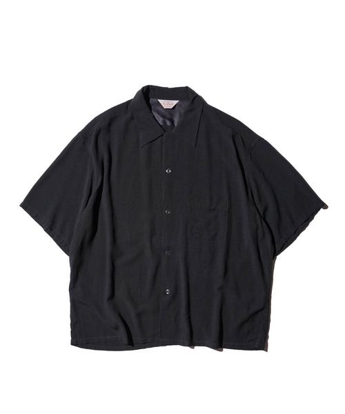 TOWNCRAFT（タウンクラフト）の「TOWNCRAFT タウンクラフト / printed loop collar shirt（シャツ/ブラウス・メンズ・その他2/その他1/ブラック/その他3・SMALL/LARGE/MEDIUM）」の2枚目の写真