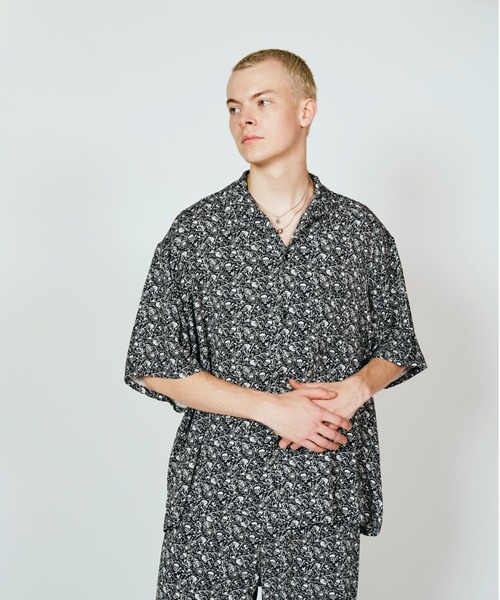 TOWNCRAFT（タウンクラフト）の「TOWNCRAFT タウンクラフト / printed loop collar shirt（シャツ/ブラウス・メンズ・その他2/その他1/ブラック/その他3・SMALL/LARGE/MEDIUM）」の9枚目の写真