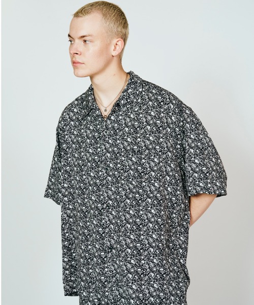 TOWNCRAFT（タウンクラフト）の「TOWNCRAFT タウンクラフト / printed loop collar shirt（シャツ/ブラウス・メンズ・その他2/その他1/ブラック/その他3・SMALL/LARGE/MEDIUM）」の11枚目の写真