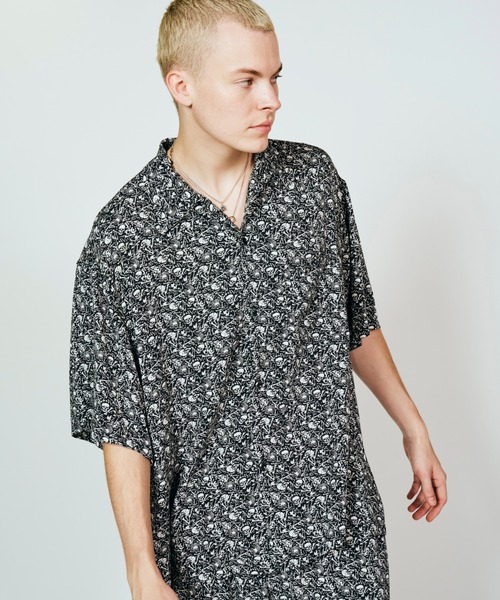 TOWNCRAFT（タウンクラフト）の「TOWNCRAFT タウンクラフト / printed loop collar shirt（シャツ/ブラウス・メンズ・その他2/その他1/ブラック/その他3・SMALL/LARGE/MEDIUM）」の12枚目の写真