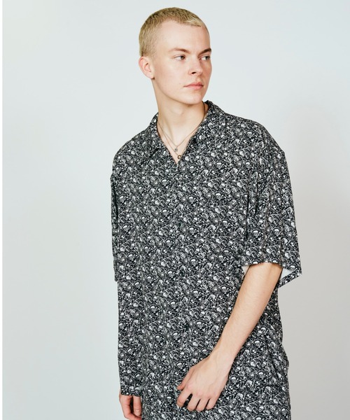 TOWNCRAFT（タウンクラフト）の「TOWNCRAFT タウンクラフト / printed loop collar shirt（シャツ/ブラウス・メンズ・その他2/その他1/ブラック/その他3・SMALL/LARGE/MEDIUM）」の13枚目の写真
