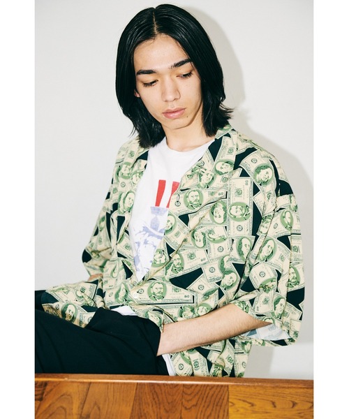 TOWNCRAFT（タウンクラフト）の「TOWNCRAFT タウンクラフト / printed loop collar shirt（シャツ/ブラウス・メンズ・その他2/その他1/ブラック/その他3・SMALL/LARGE/MEDIUM）」の17枚目の写真