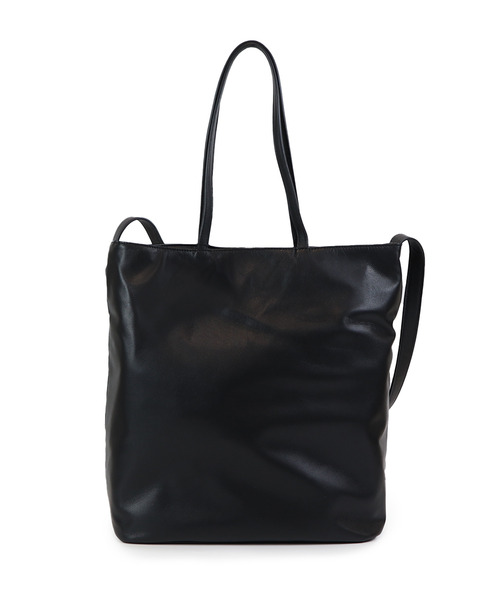 Un coeur(アンクール)の「【Un coeur/アンクール】DRAPE ONE 2WAY TOTE / ドレープワン2ウェイトート kareem / K906018(トートバッグ・メンズ・ブラウン系その他/ブラック/グレイッシュベージュ・FREE)」の1枚目の写真
