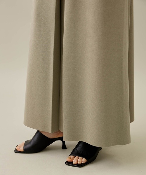WRAPINKNOT（ラッピンノット）の「[WRAPINKNOT/ラッピンノット]EX.SLIT SKIRT（スカート・レディース・ブラック/アイボリー/カーキ・1/0）」の11枚目の写真