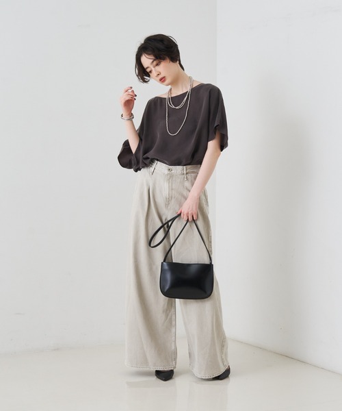 upperhights（アッパーハイツ）の「【upper hights/アッパーハイツ】THE BLAIR バギーデニム/日本製/洗濯機可（デニムパンツ・レディース・ライトグレー・23/24/25/21/22）」の18枚目の写真