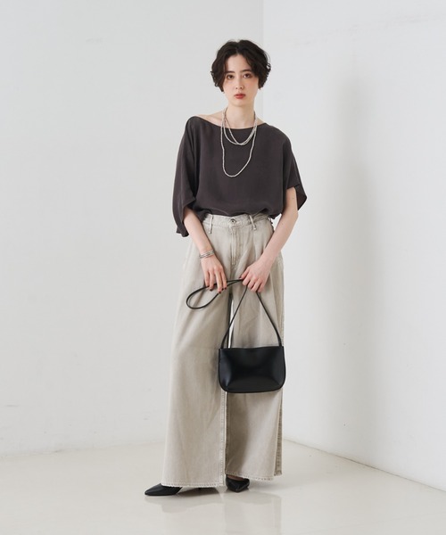upperhights（アッパーハイツ）の「【upper hights/アッパーハイツ】THE BLAIR バギーデニム/日本製/洗濯機可（デニムパンツ・レディース・ライトグレー・23/24/25/21/22）」の17枚目の写真