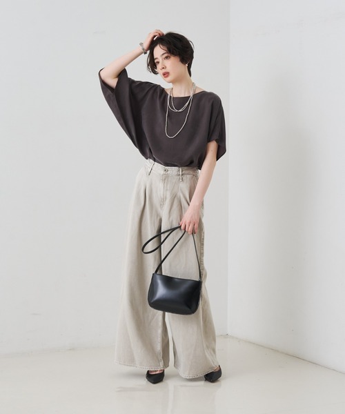 upperhights（アッパーハイツ）の「【upper hights/アッパーハイツ】THE BLAIR バギーデニム/日本製/洗濯機可（デニムパンツ・レディース・ライトグレー・23/24/25/21/22）」の15枚目の写真