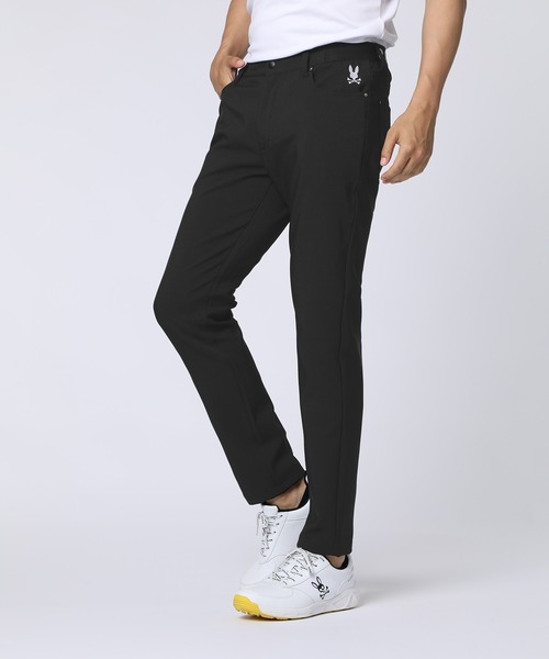 Psycho Bunny（サイコバニー）の「[GOLF]ツイルストレッチ JQリブ 5ポケットパンツ（その他パンツ・メンズ・ブラック/グレイッシュベージュ/ライトブルー・XX-LARGE/X-LARGE/LARGE/MEDIUM/SMALL）」の2枚目の写真