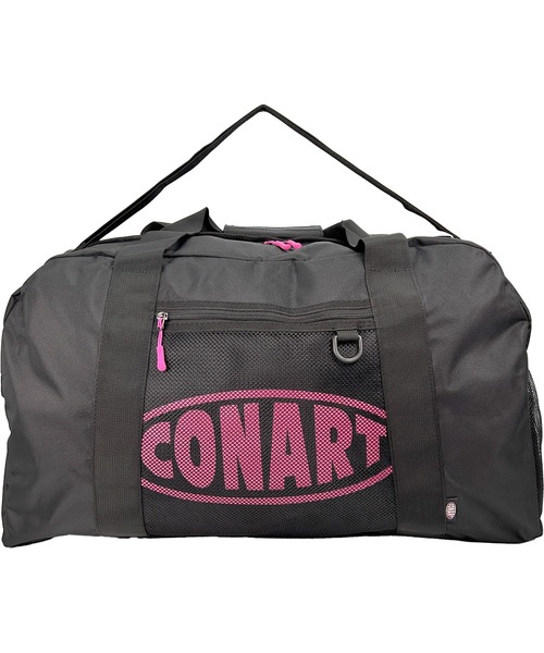 CONART(コナート)の「CONART/コナート 大容量50L ロゴプリントボストンバッグ/トラベルバッグ/ユニセックス(ボストンバッグ・メンズ・ホワイト/ピンク・FREE)」の2枚目の写真