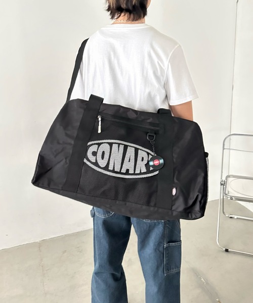 CONART(コナート)の「CONART/コナート 大容量50L ロゴプリントボストンバッグ/トラベルバッグ/ユニセックス(ボストンバッグ・メンズ・ホワイト/ピンク・FREE)」の4枚目の写真