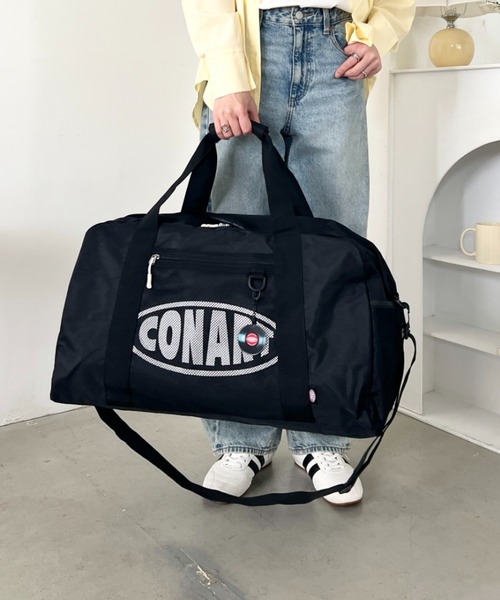 CONART(コナート)の「CONART/コナート 大容量50L ロゴプリントボストンバッグ/トラベルバッグ/ユニセックス(ボストンバッグ・メンズ・ホワイト/ピンク・FREE)」の8枚目の写真
