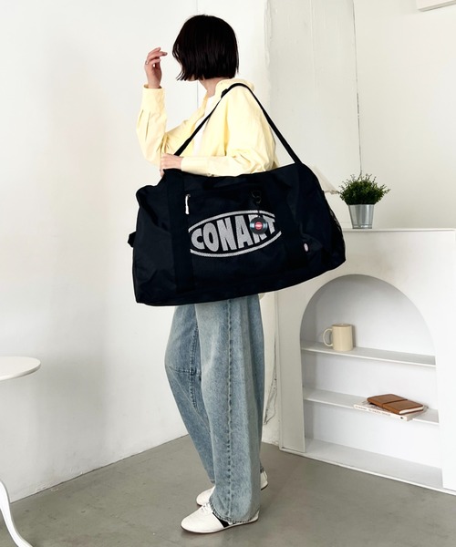 CONART(コナート)の「CONART/コナート 大容量50L ロゴプリントボストンバッグ/トラベルバッグ/ユニセックス(ボストンバッグ・メンズ・ホワイト/ピンク・FREE)」の12枚目の写真