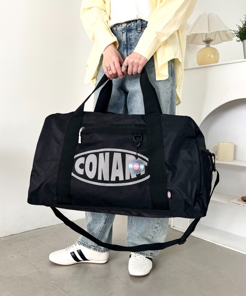 CONART(コナート)の「CONART/コナート 大容量50L ロゴプリントボストンバッグ/トラベルバッグ/ユニセックス(ボストンバッグ・メンズ・ホワイト/ピンク・FREE)」の9枚目の写真