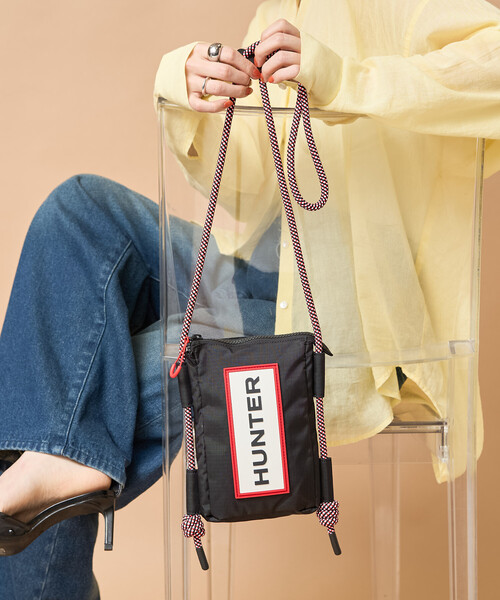 限定展開 HUNTER/ハンター TRAVEL RIPSTOP PHONE POUCH/トラベル