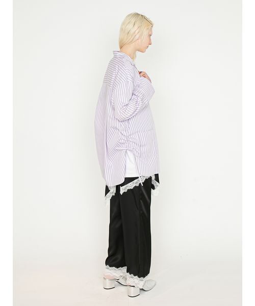 SORIN(ソリン )の「Stripe Pajama Jacket/ストライプ パジャマジャケット(テーラードジャケット・レディース・ライラック/ブルー/ホワイト・38)」の18枚目の写真