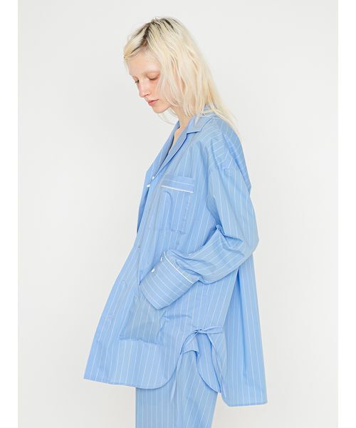 SORIN(ソリン )の「Stripe Pajama Jacket/ストライプ パジャマジャケット(テーラードジャケット・レディース・ライラック/ブルー/ホワイト・38)」の22枚目の写真